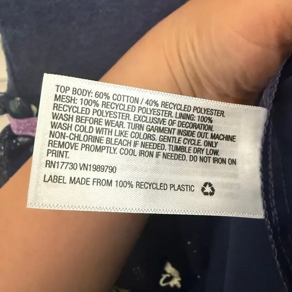 Cat Jack Rainbow Navy Unicorn Dress Large 10/12 NEW Whymsical Dress Up Glittery
